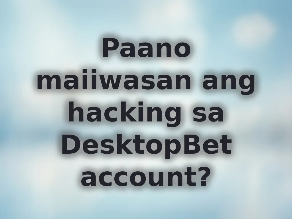Account security